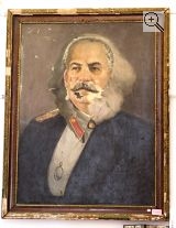 Портрет Сталина (оригинал, живопись)